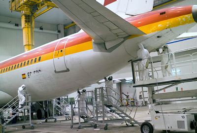 IBERIA - Trabajos de mantenimiento